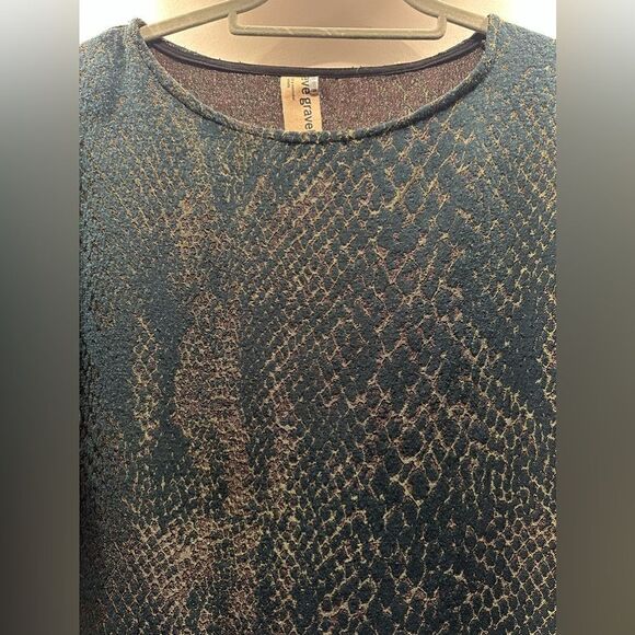 EVE GRAVEL TRAIN TO PARIS DRESS IN SNAKE 🐍 L - Picture 8 of 13
